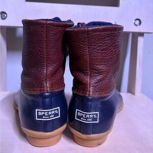 Sperry Leather and Rubber Boots